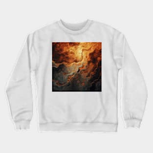 Stylized Surface Texture Crewneck Sweatshirt